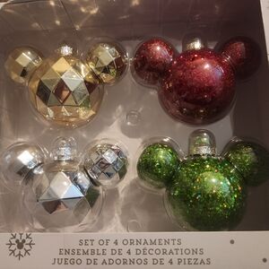 Disney Mickey Mouse Ornament Set -